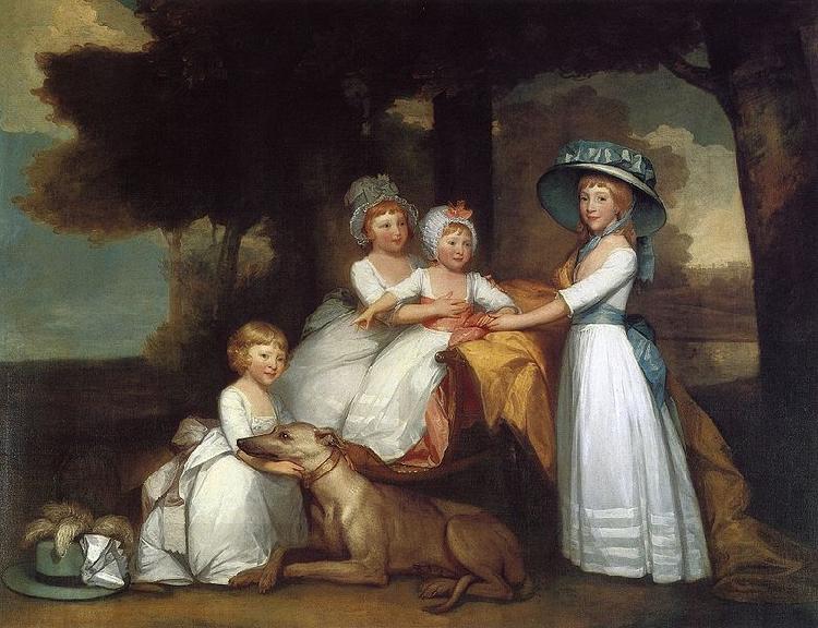 Gilbert Stuart Children of the Second Duke of Northumberland China oil painting art